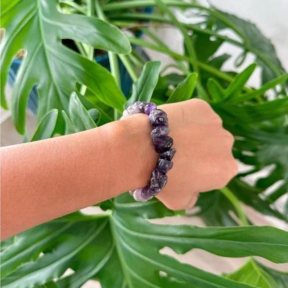 Amethyst & Amazonite Bracelet (one) - Picture 5 of 7